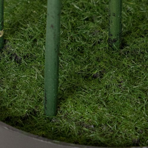 Künstlicher Bambusbaum 132 cm Grün mit Schwarzem Topf | Floristik21.de