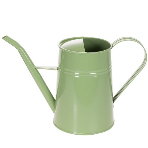 Zimmergießkanne Vintage Metall Mintgrün 1,7L Deko-Vase Retro Design H23cm | Floristik21.de