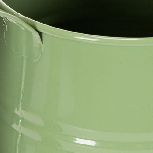 Zimmergießkanne Vintage Metall Mintgrün 1,7L Deko-Vase Retro Design H23cm | Floristik21.de