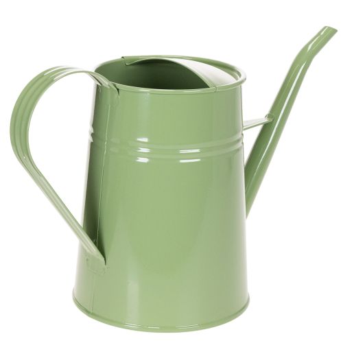 Zimmergießkanne Vintage Metall Mintgrün 1,7L Deko-Vase Retro Design H23cm | Floristik21.de