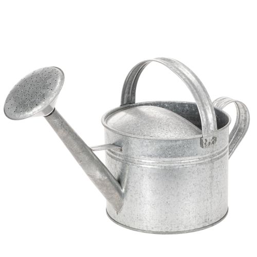 Zink-Gießkanne Vintage Deko 27cm - Pflanzkanne für Garten und Terrasse, Metall Blumenkübel einkaufen | Floristik21.de