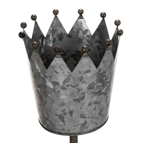 Dekokrone Metall 95cm mit Stab für Pflanzgefäße und Beete
