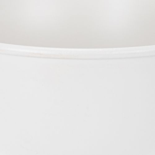 Artikel Pokal Deko Schale 18cm Weiß Modern aus Metall für Tischdekoration und Floristik