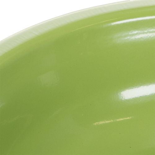 Artikel Pflanzschalen 29 cm aus Metall in Grün 2er-Set für stilvolle Dekoration