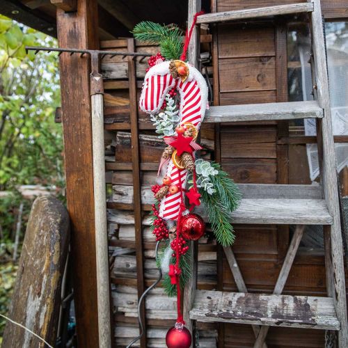 Artikel Zuckerstange Deko Groß Weihnachten Rot Weiß Gestreift H36cm