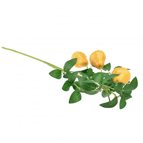 Artikel Künstlicher Dekozweig Birnenzweig Gelb Zweigdeko 75cm