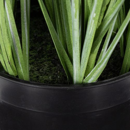 Artikel Dekopflanze künstlich mit grünen Blättern und lila Blüten 67 cm