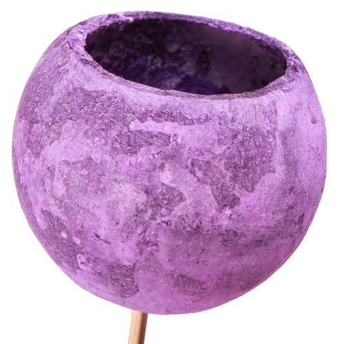 Artikel Bell Cup am Stiel, 15St. Trockendeko "Lila Berry", Vielseitig & Stilvoll, 44cm