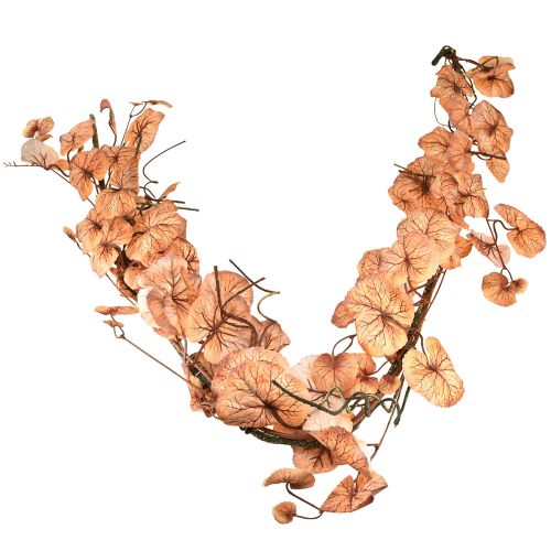 Artikel Herbstliche Blättergirlande Heuchera, Natur-Deko, 150cm x 15cm, Herbstfarben