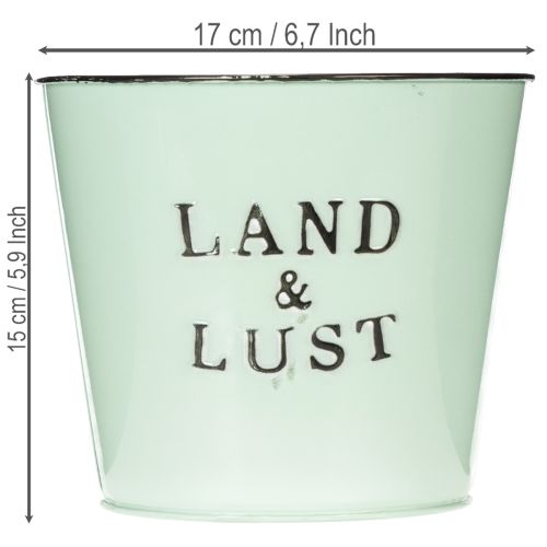 Blumentopf Mint Metall