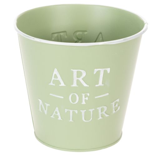 Blumentopf Zink Mintgrün Ø15cm H13,5cm einkaufen | Floristik21.de