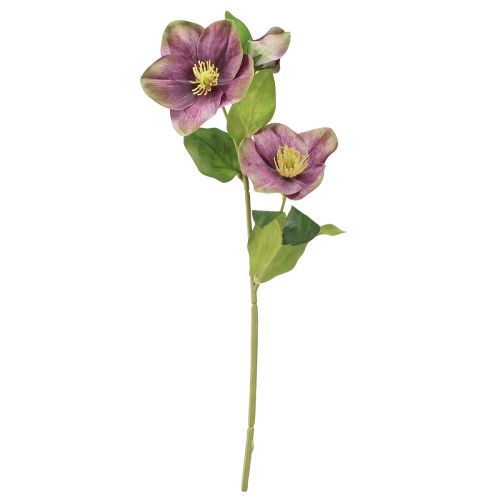 Artikel Künstliche Christrosen Lila Blüte - Deko-Hingucker Eleganz L35cm 6er-Set