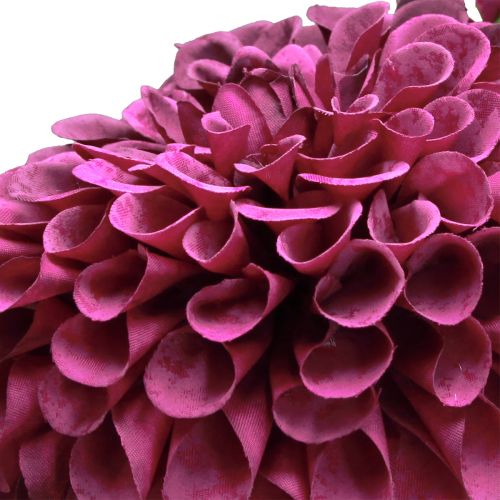 Artikel Dahlien Kunstblumen mit Lila Blüte Ø10cm L80cm 2St für Floristik & Dekoration