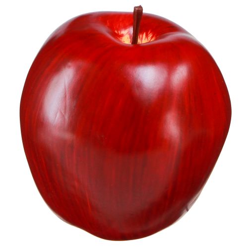 Floristik21 Deko Apfel Rot Kunstobst Red Delicious Ø8cm H9,5cm 4er-Set