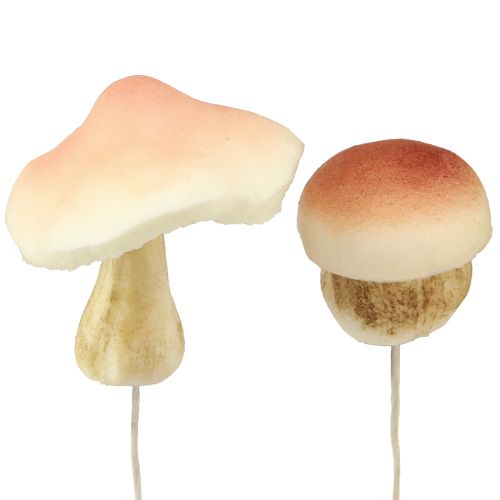 Artikel Deko Pilze zum Stecken Braun Dekopilze Herbst 3,5/5,5cm 16 St