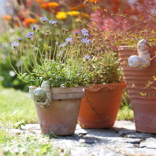 Artikel Lustige Wurm Deko Keramik Raupe Hängedeko Topf Frühling 9x6cm 2St