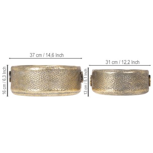 Deko-Schale Antik Look Metall