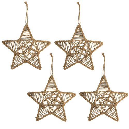 Artikel Deko Stern zum Hängen Stern aus Jute Natur 28cm 4 St