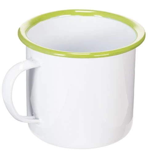 Deko Tasse Pflanztopf emailliert Ø11,5cm H10cm | Floristik21.de