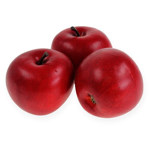 Floristik21 Deko-Apfel Rot 6,5cm 12St