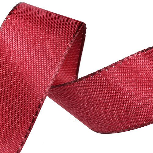 Geschenkband Bordeaux 25mm 50m