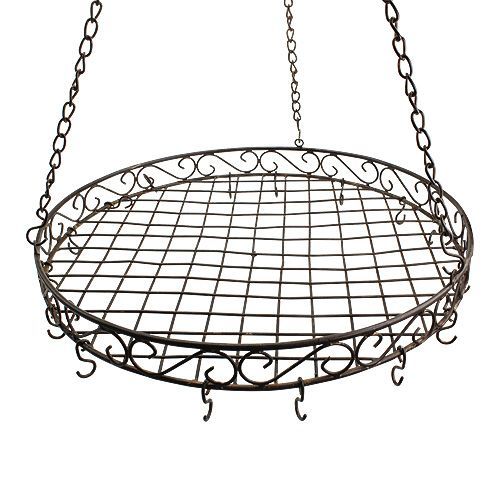 Artikel Deko-Tablett zum Hängen Ø30cm braun L45cm
