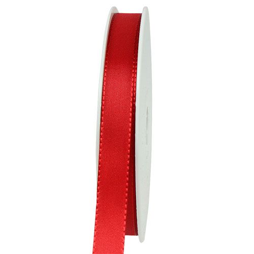 Floristik21 Geschenk- und Dekorationsband Rot 15mm 50m