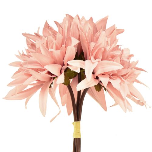 Floristik21 Dekoblumen Dahlie Künstlich Rosa Blüte Ø15cm L28cm 3er-Set für stilvolle Innenraumgestaltung