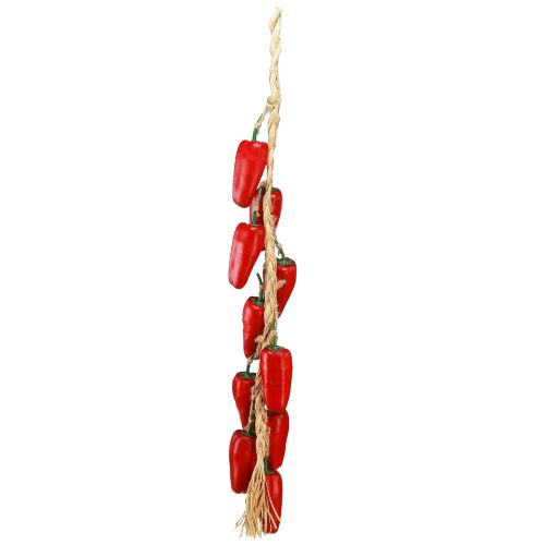 Artikel Naturgetreue Paprika Deko am Strang 60cm – Sommerliches Wohnflair