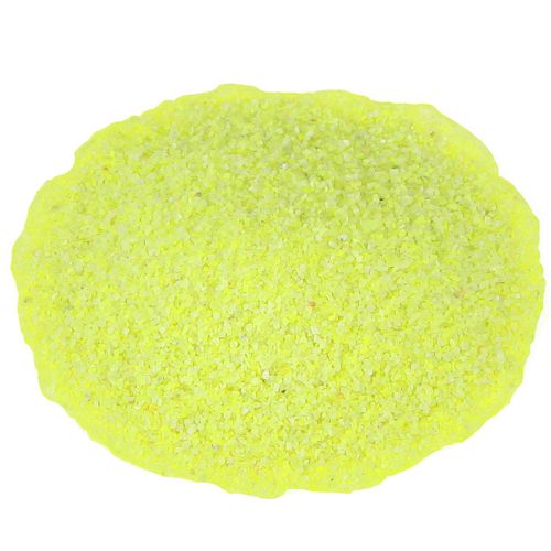 Dekosand Gelb Neon Farbsand 0,5mm 1kg für moderne Deko & Tischdekoration