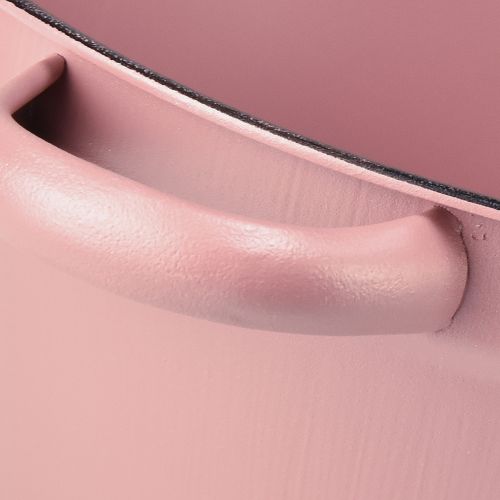 Artikel Metal Pflanzwanne mit Griff Rosa Ø22,5cm - Vielseitige Dekoschale für Haus & Garten