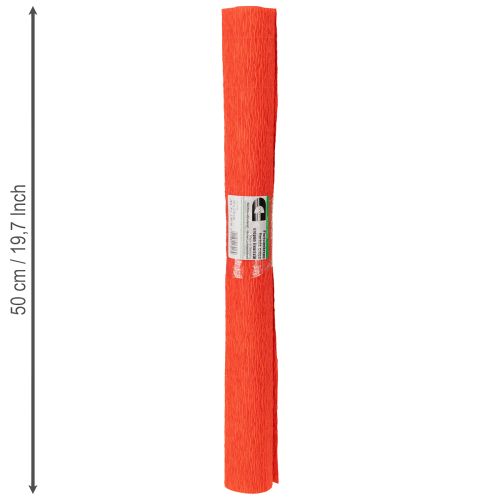 Artikel Hochwertiges rotes Floristenkrepp 50x250cm - Ideal für kreative Dekorationen & vielseitige Anwendungen