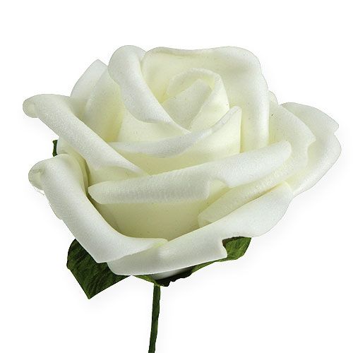 Artikel Foam-Rose Ø6cm Weiß 27St