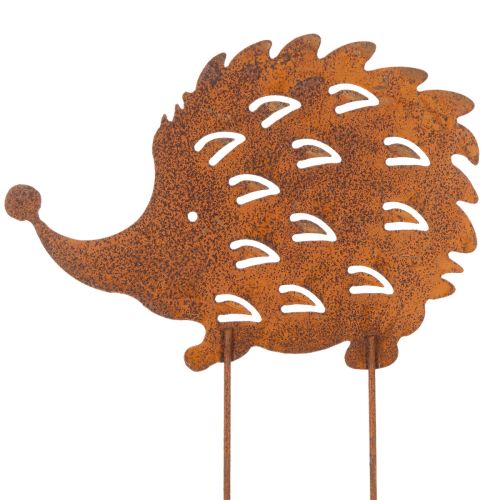 Gartenstecker Igel Rost Edelrost Deko Beetstecker 20cm | Floristik21.de
