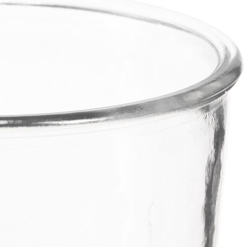 Artikel Glasvase Konisch Transparent Ø12cm H15,5cm - Vielseitig dekorierbar im Doppelpack