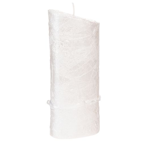 Artikel Hochzeitskerze Kerze Silberhochzeit Kerze Weiß 210/85mm