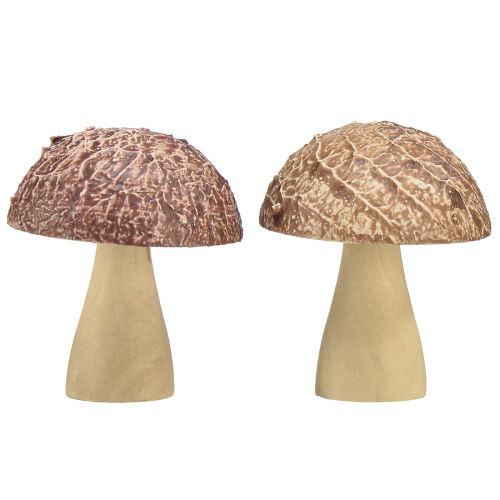Artikel Holzpilze Deko Pilze Tischdeko Herbst Braun Natur 5×6cm 8 St