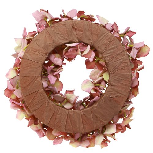 Artikel Hortensienkranz Künstlich in Mauve-Rosa Ø30cm - Edle Dekoration für Events & Zuhause