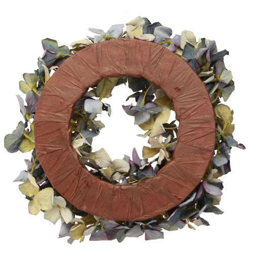 Artikel Hortensienkranz Deko Kunstblumen Blau Ø30cm - Elegante Türkranz, Wanddeko, Tischschmuck