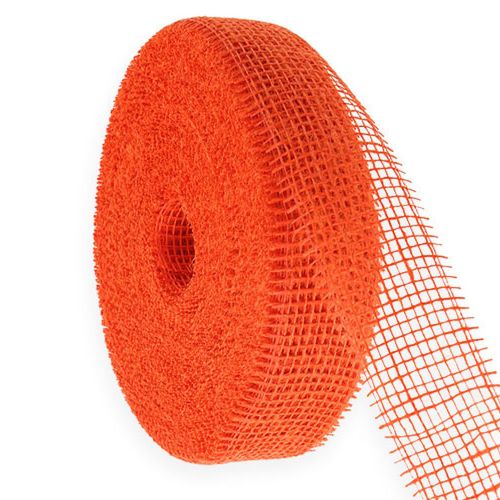 Juteband Orange 5cm 40m