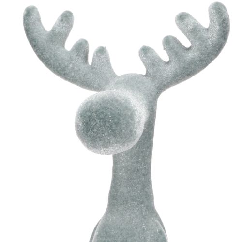 Floristik21 Kantenhocker Elch GR Dekoration Weihnachten Regal Tisch H31cm 3er Set