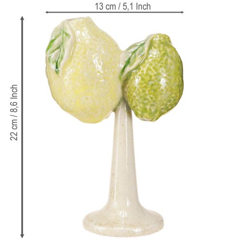 Artikel Keramik-Zitronen Deko Vase H22cm Tischdeko für Floristen