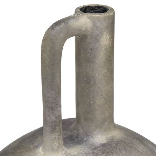 Artikel Keramikvase Krug Antik Optik Keramik Grau Rost H27cm