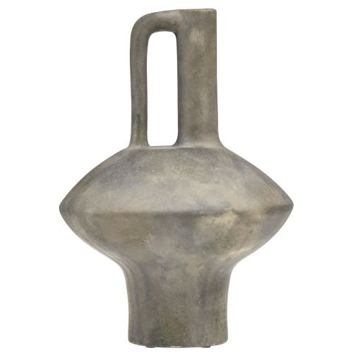 Artikel Keramikvase Krug Antik Optik Keramik Grau Rost H27cm