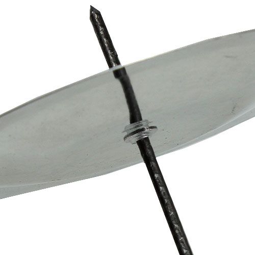 Kerzenhalter mit Dorn, silber 6 cm, 36St
