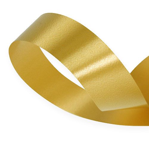 Kräuselband Gold 19mm 100m