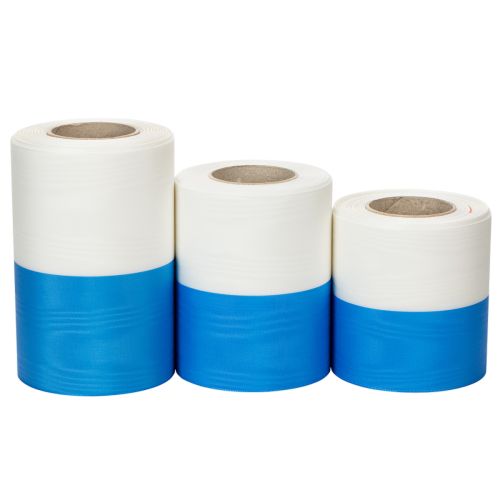 Kranzbänder Moiré blau-weiß einkaufen | Floristik21.de