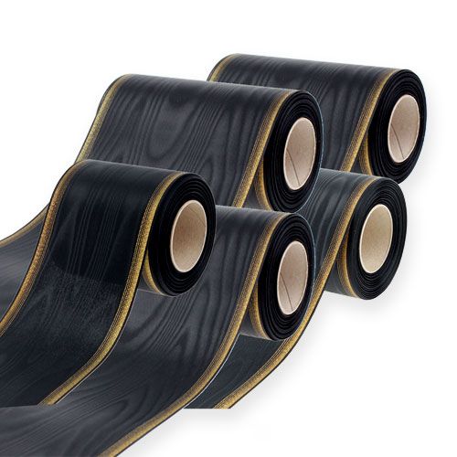 Kranzband Moiré schwarz