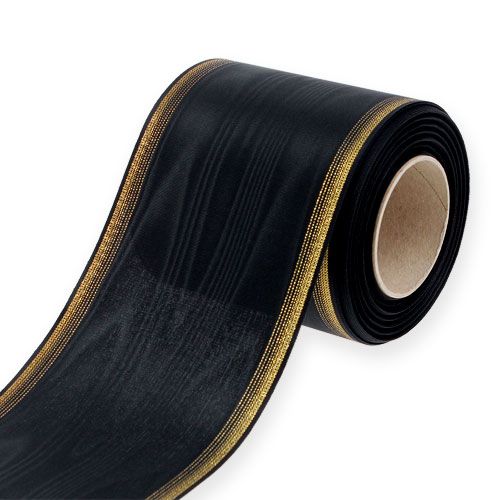 Kranzband Moiré schwarz