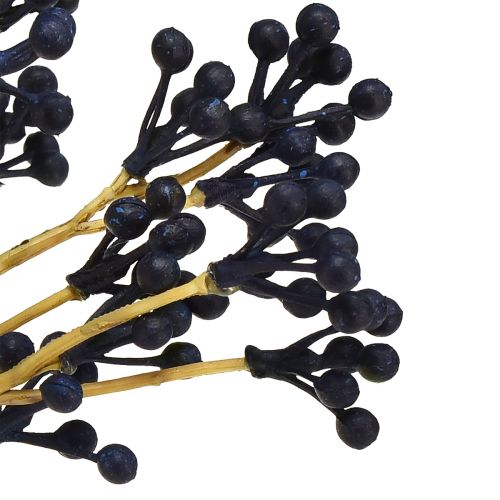 Artikel Künstliche Blaubeeren Zweige 28cm - Dekorative Kunstbeeren für stilvolle Arrangements, 12er Set